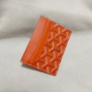Goyard Card Holder - Orange
